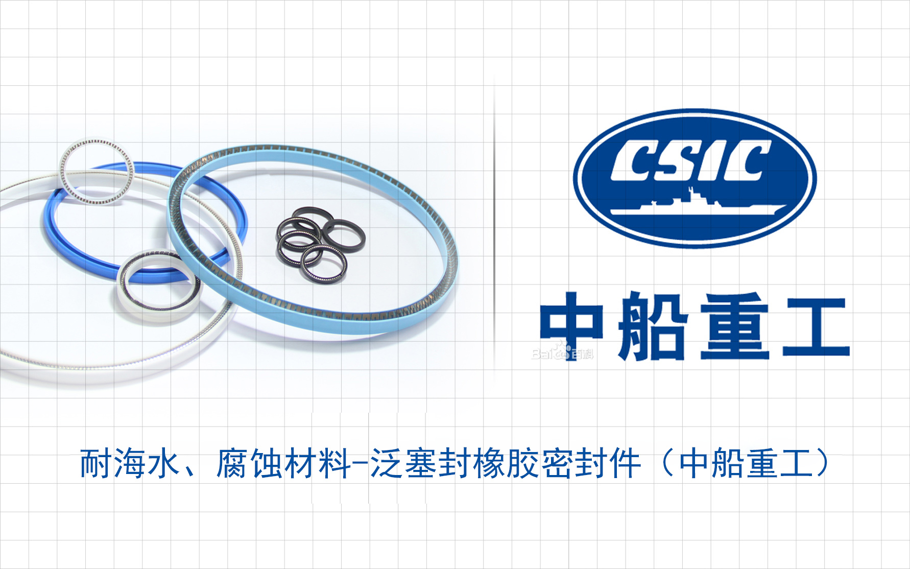 耐海水、腐蝕材料-泛塞封橡膠密封件（中船重工）