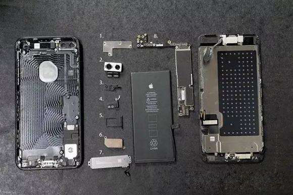 iPhone7手機密封的內(nèi)部結(jié)構(gòu)圖
