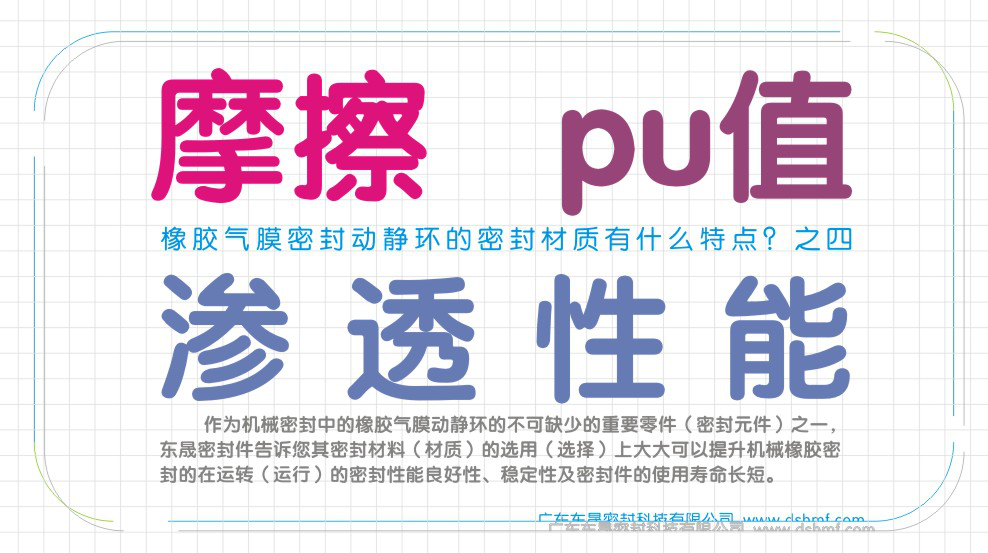 橡膠動靜密封環(huán)的材質的特點？之四