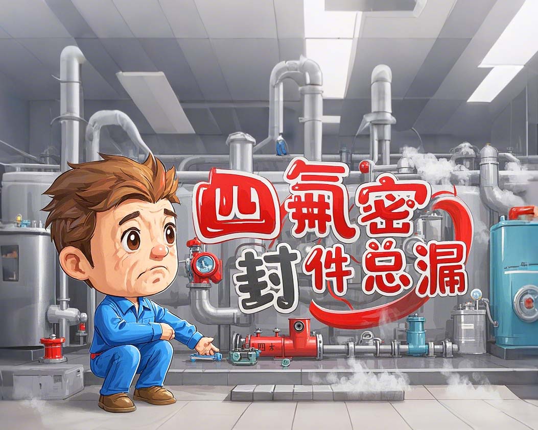 四氟密封件總漏案例丨可能是你安裝時3次“瞎折騰”！?