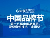 東晟密封件閃耀2024第十八屆中國品牌節(jié)，榮獲密封技術(shù)“金譜獎(jiǎng)”
